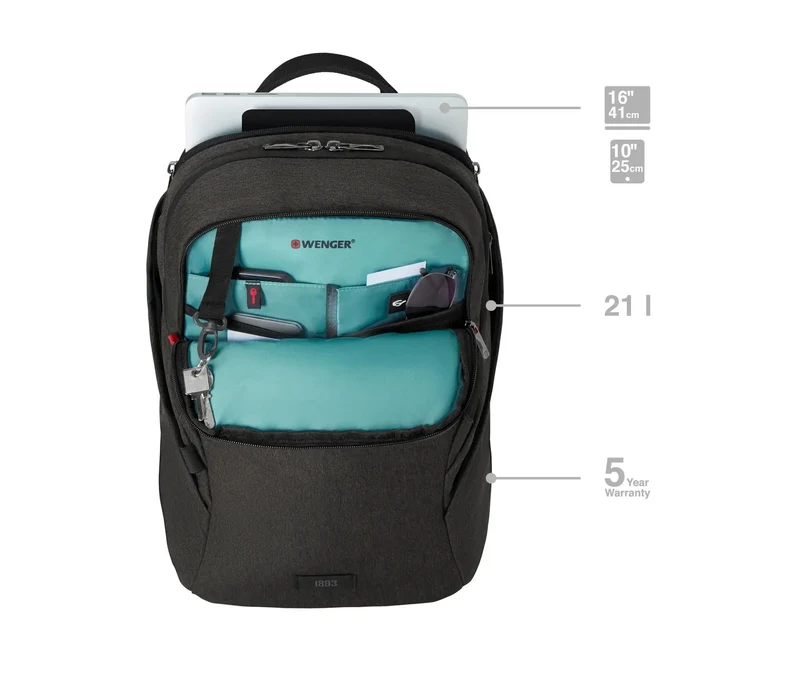 WENGER MX LIGHT Mochila para portátil de 16" con bolsillo para Tablet