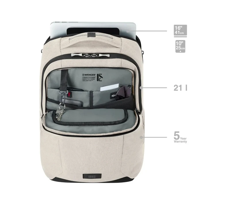 WENGER MX PROFESSIONAL Mochila para Portátil de 16" Sand
