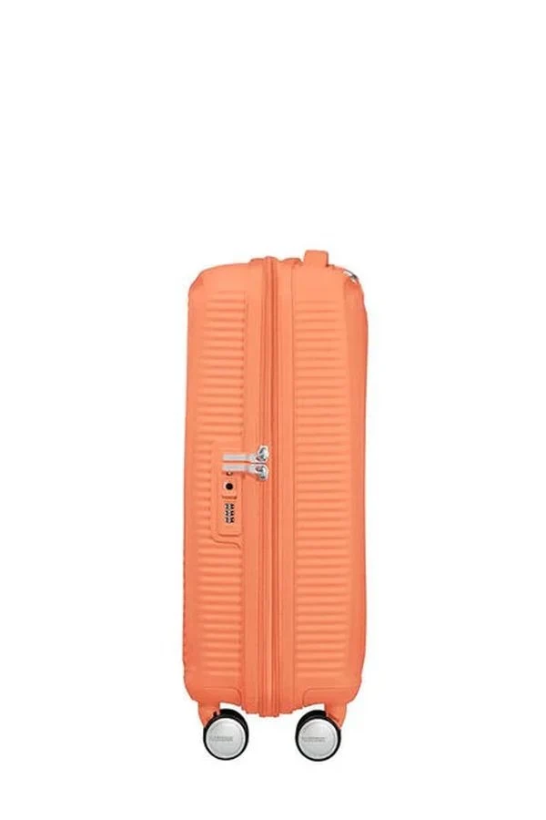 Pack Maleta Cabina SoundBox + Mochila Up Beat de American Tourister naranja