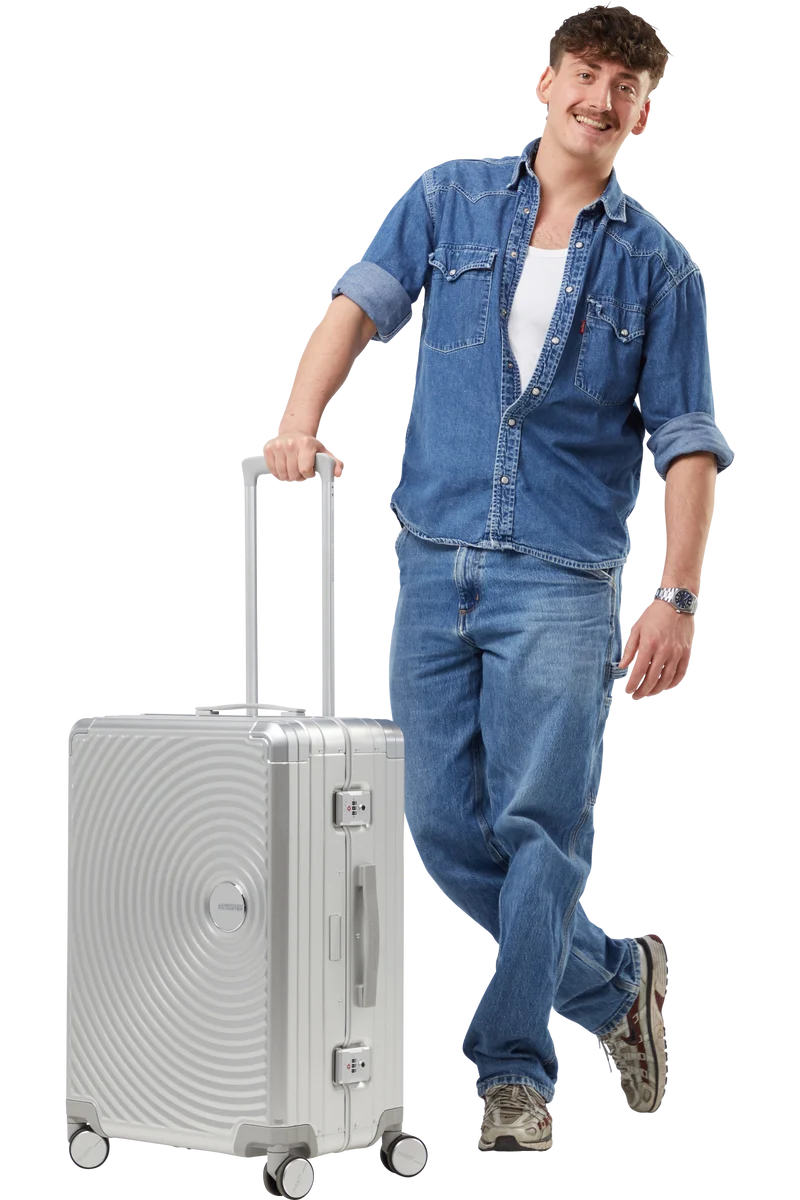AMERICAN TOURISTER Maleta mediana 68cm SOUNDBOX ALU