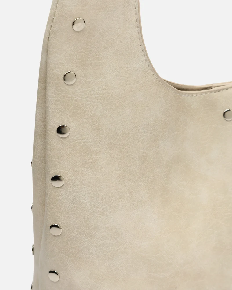 Estrangi bolso hobo grande con detalles metálicos