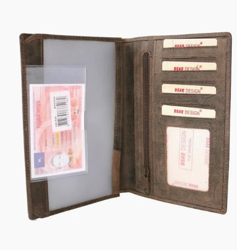 Bear Design Lederen Autopapieren Etui HD 528