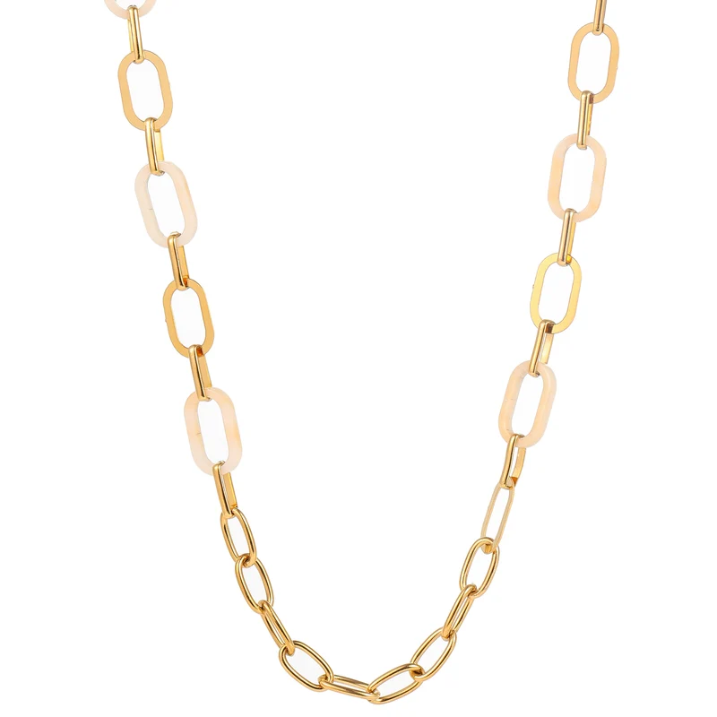 Day & Eve Round Leopard Link Necklace