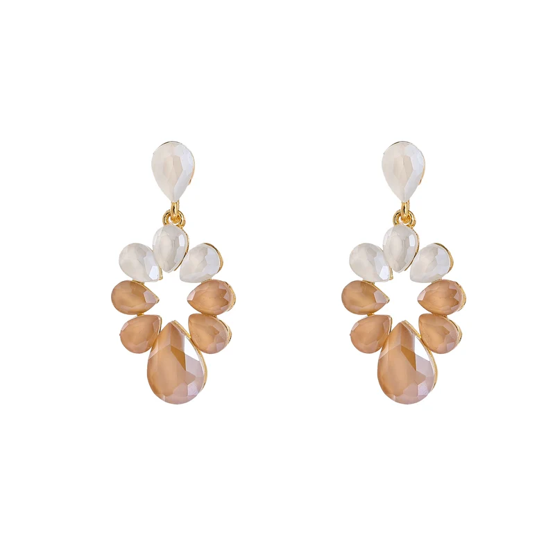 Day & Eve Round Stones Dangle