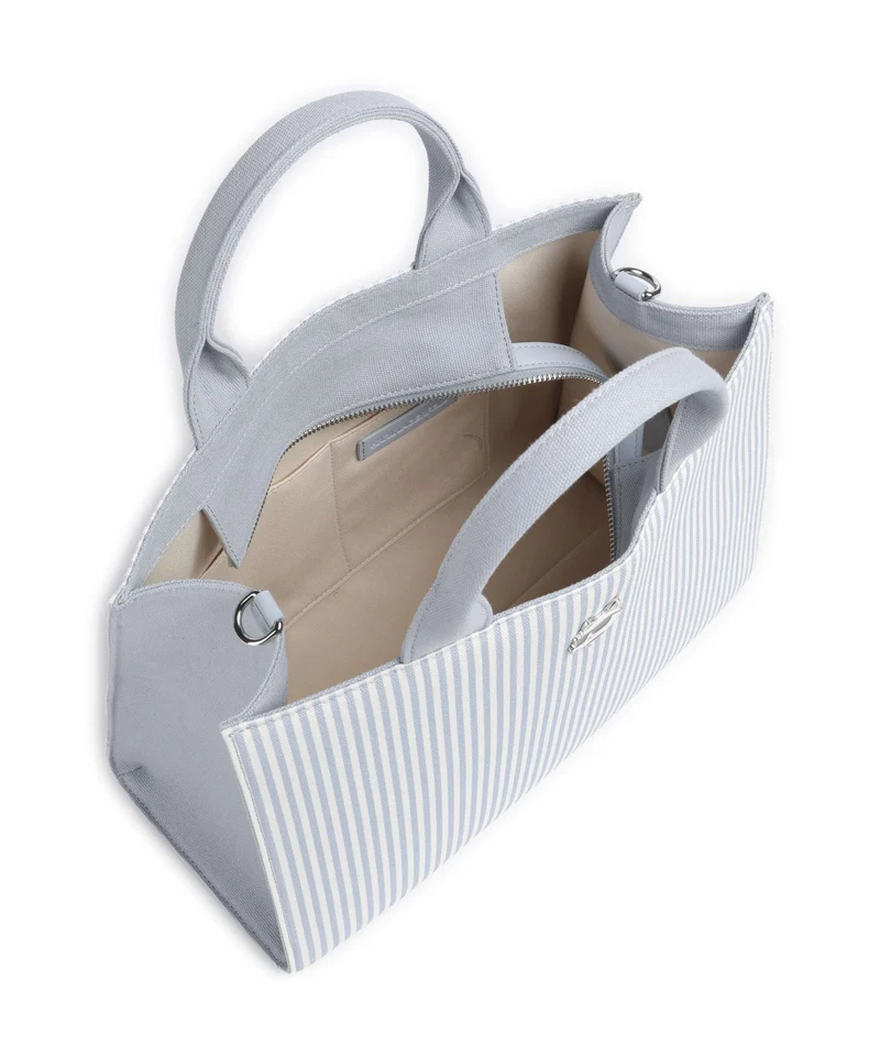 Karl Lagerfeld Ikon Medium Bolso de mano kentucky blue stripe