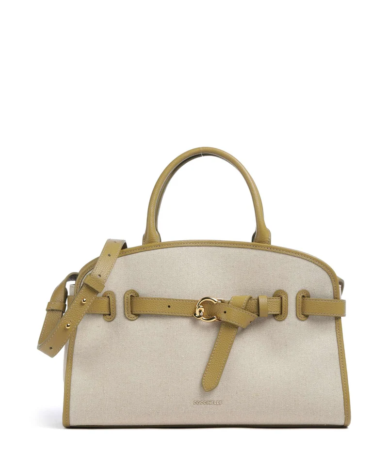 Coccinelle Sabine Canvas Bolso de mano natural/seagrass