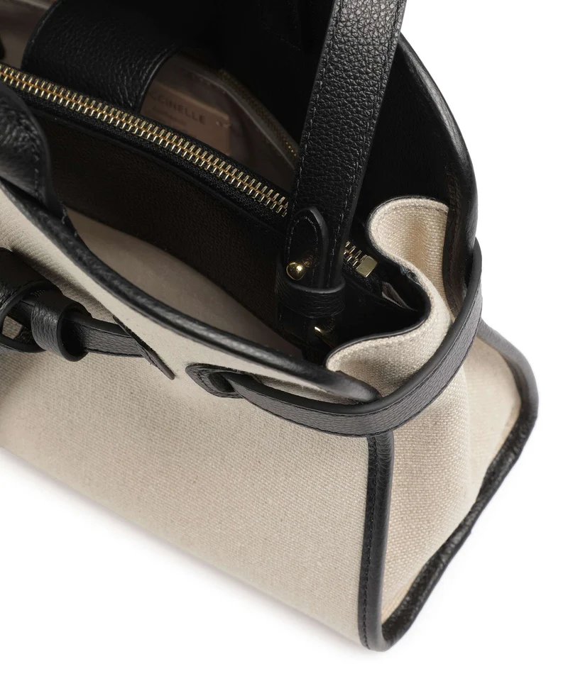 Coccinelle Sabine Canvas Bolso de mano natural/noir