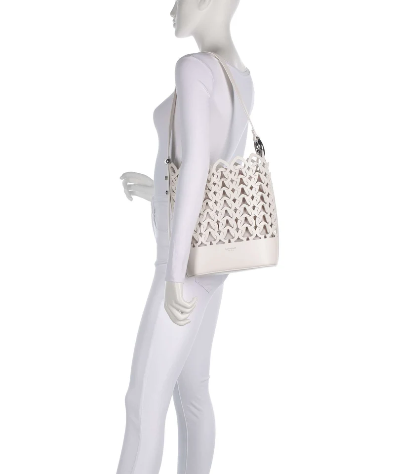 Kate Spade New York Halo Bucket bolso de mano cream