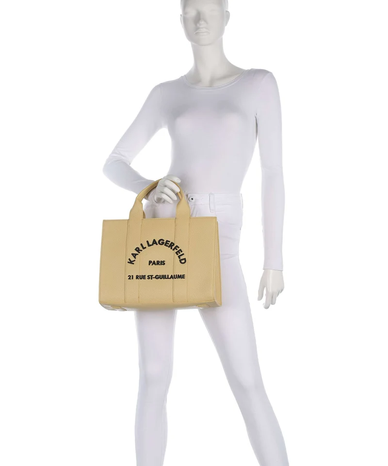 Karl Lagerfeld K/Rue St Guillaume Medium Bolso de mano sunlight