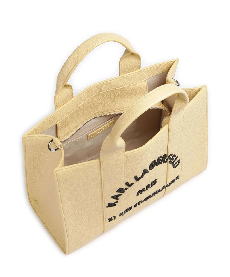 Karl Lagerfeld K/Rue St Guillaume Medium Bolso de mano sunlight