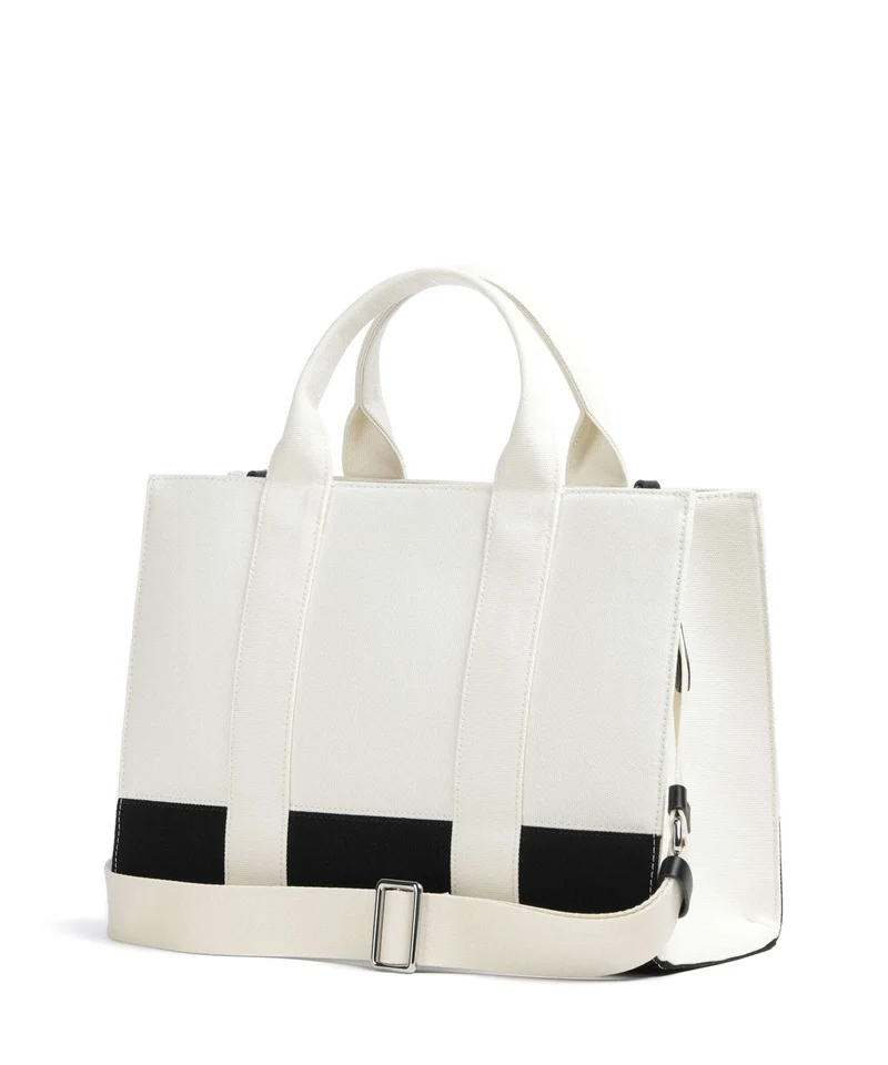 Karl Lagerfeld K/Rue St Guillaume Medium Bolso de mano white/black
