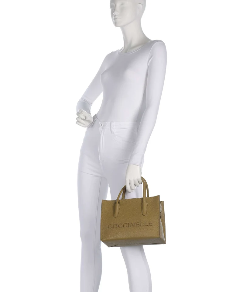Coccinelle Myrtha Bolso de mano seagrass