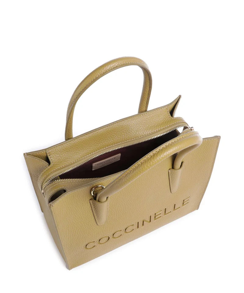 Coccinelle Myrtha Bolso de mano seagrass
