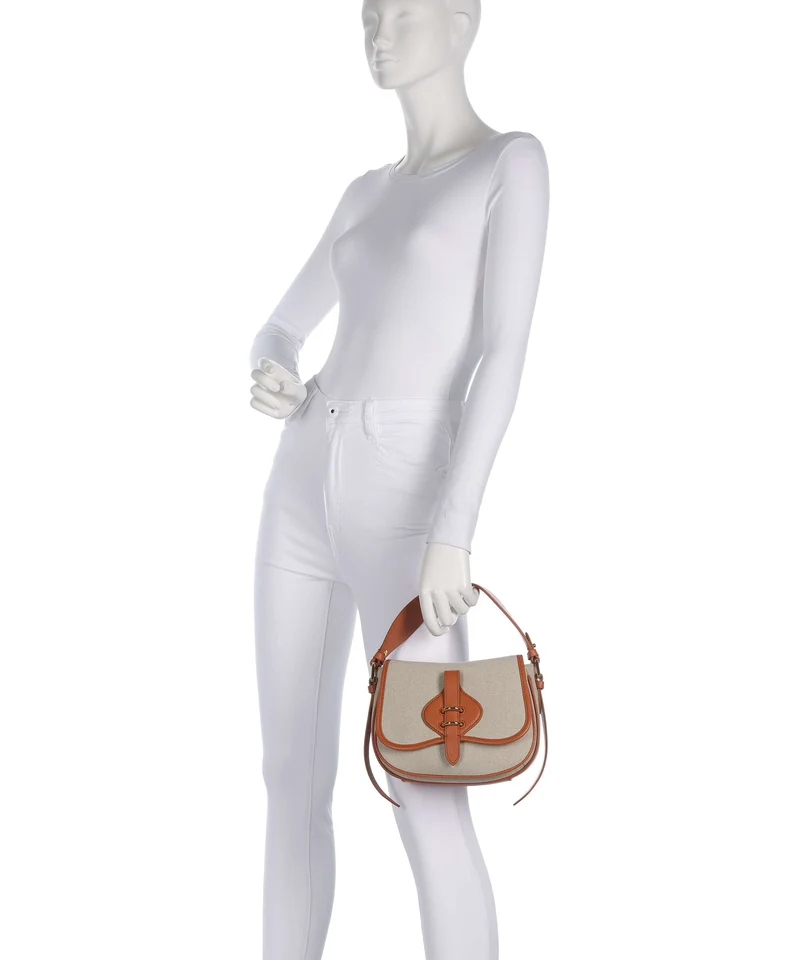 Coccinelle Mavery Canvas Bolso de mano natural/crab