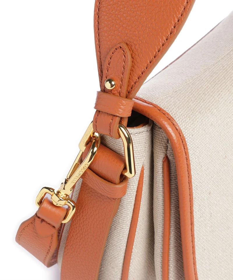 Coccinelle Mavery Canvas Bolso de mano natural/crab