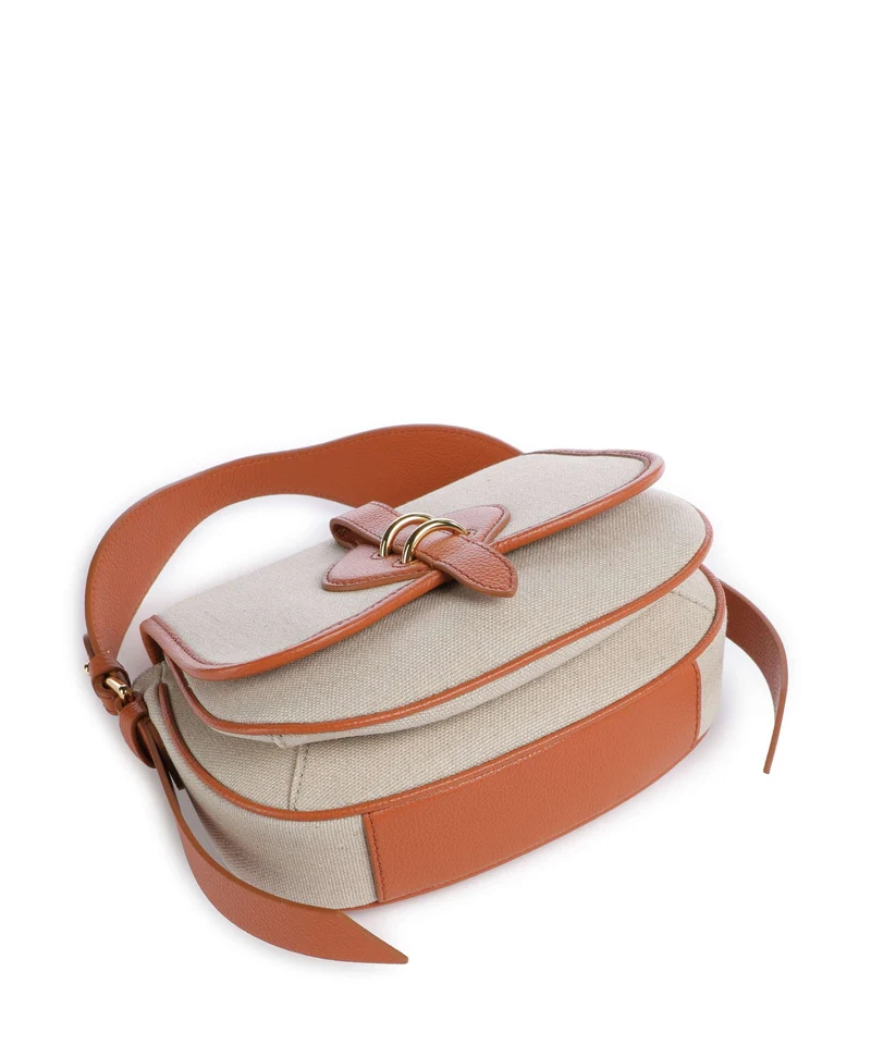 Coccinelle Mavery Canvas Bolso de mano natural/crab