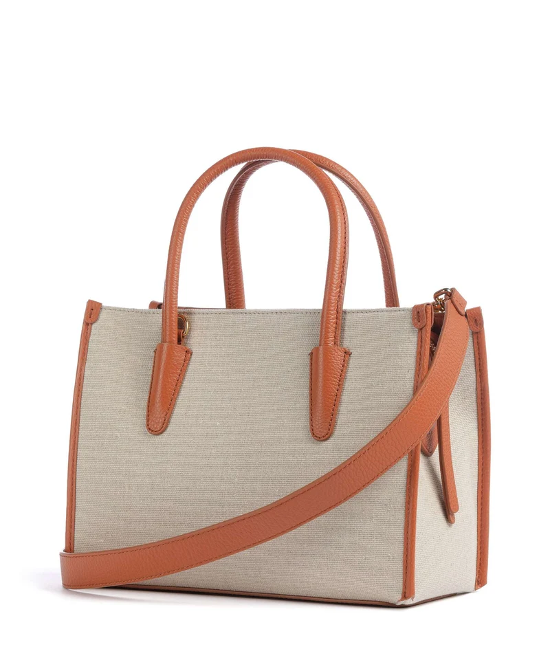 Coccinelle Myrtha Canvas Bolso de mano natural/crab