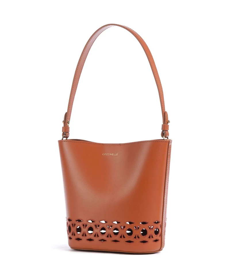 Coccinelle Nikla Monogram Sangallo Bucket bolso de mano crab