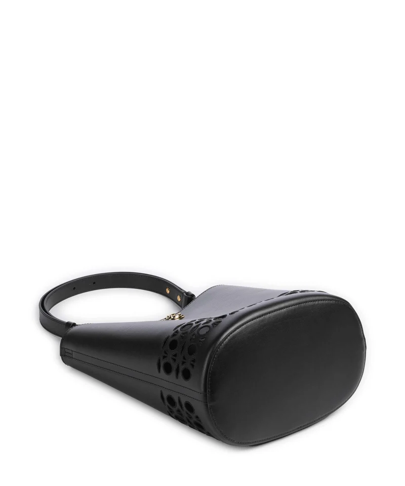 Coccinelle Nikla Monogram Sangallo Bucket bolso de mano noir