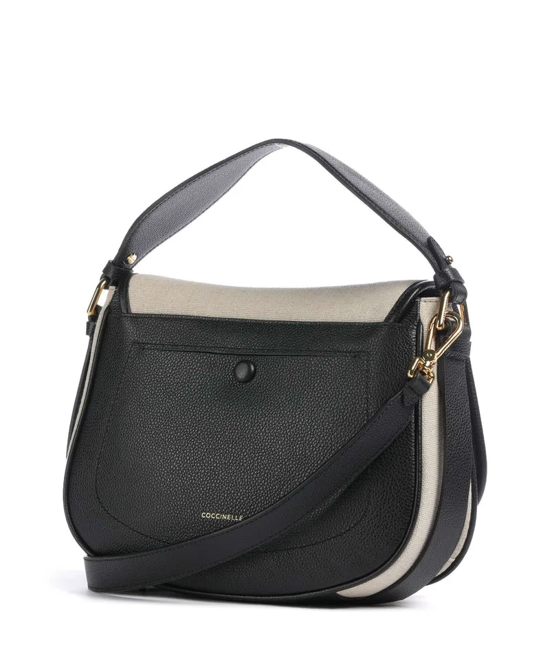 Coccinelle Mavery Canvas Bolso de mano natural/noir