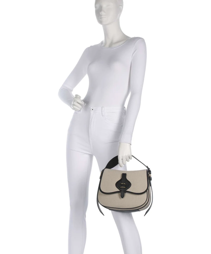 Coccinelle Mavery Canvas Bolso de mano natural/noir