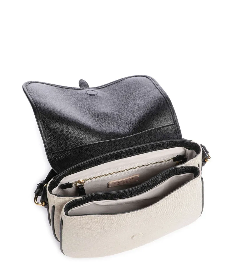 Coccinelle Mavery Canvas Bolso de mano natural/noir