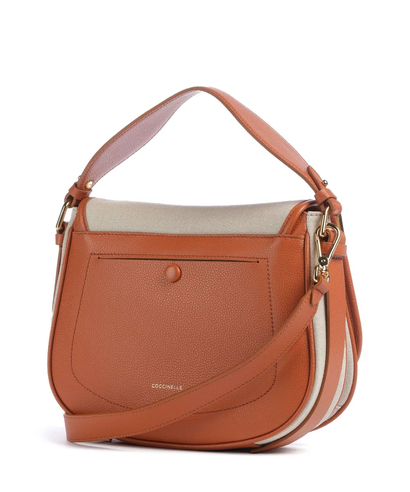 Coccinelle Mavery Canvas Bolso de mano natural/crab