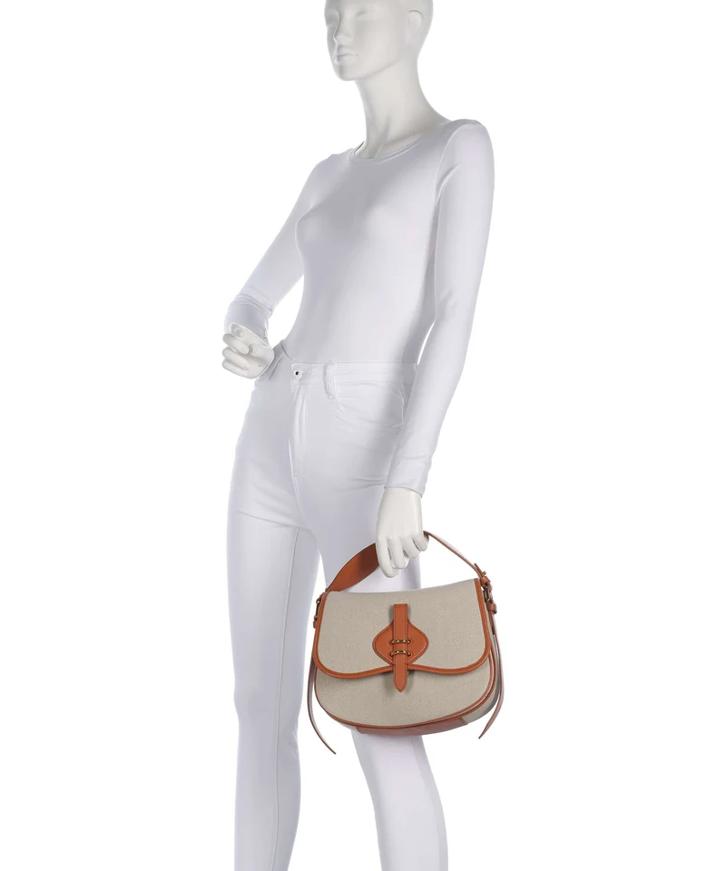 Coccinelle Mavery Canvas Bolso de mano natural/crab