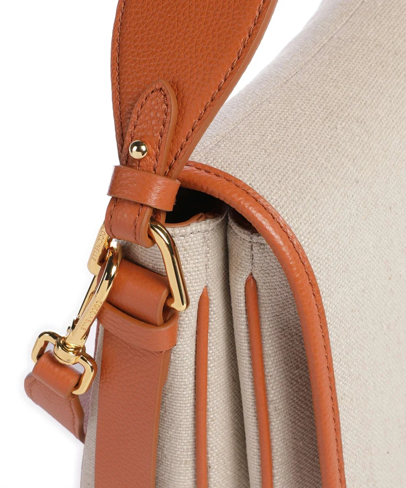 Coccinelle Mavery Canvas Bolso de mano natural/crab
