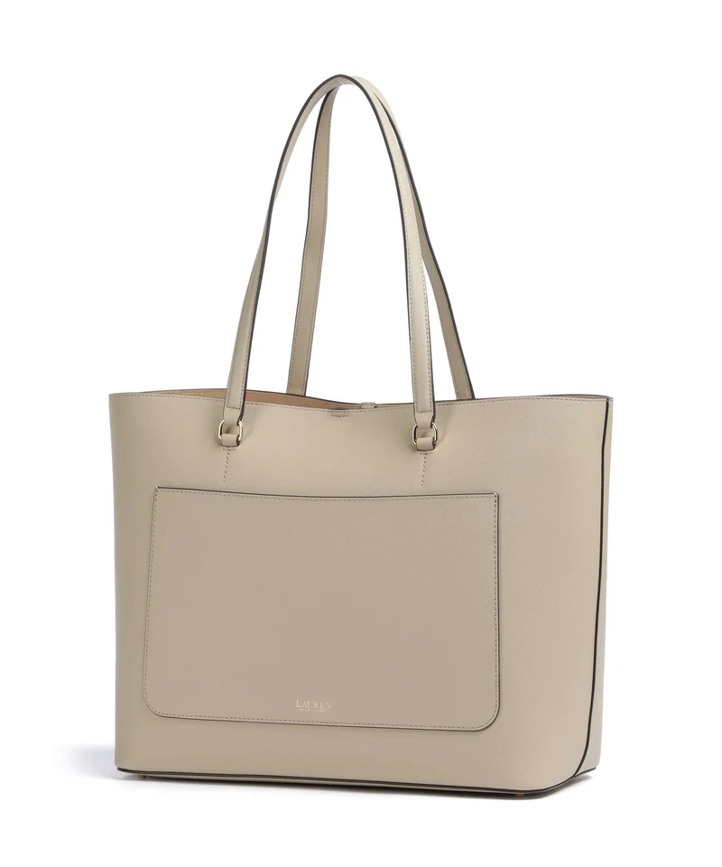 Lauren Ralph Lauren Karly Large Bolsa shopping birch tan