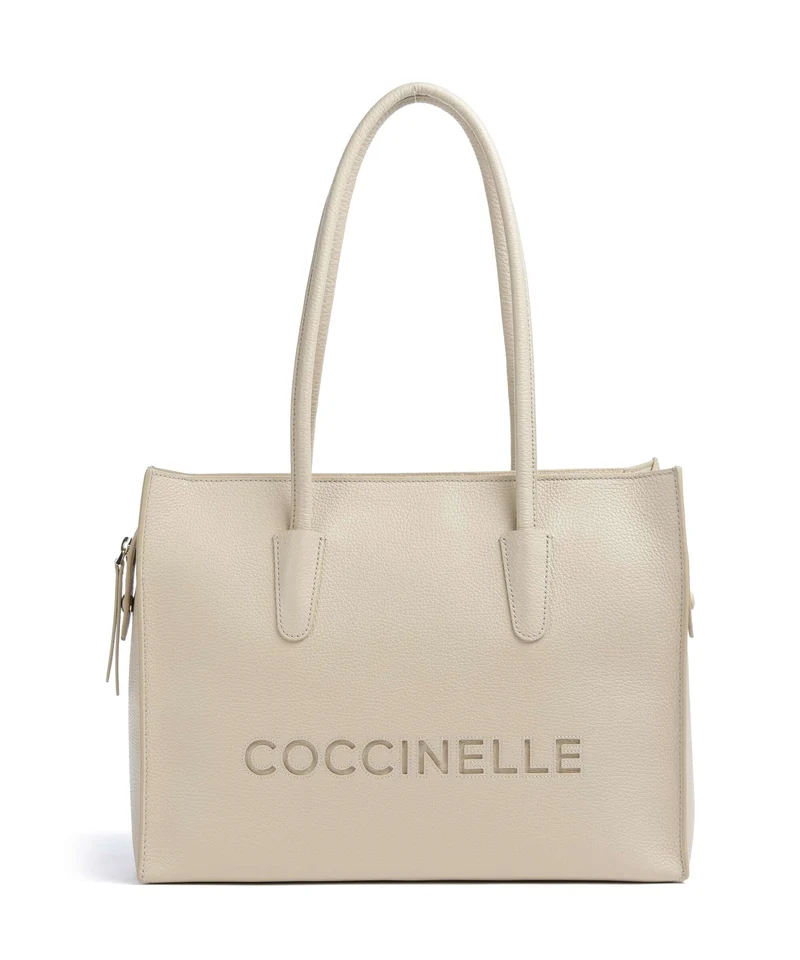 Coccinelle Myrtha Bolsa shopping sandshell