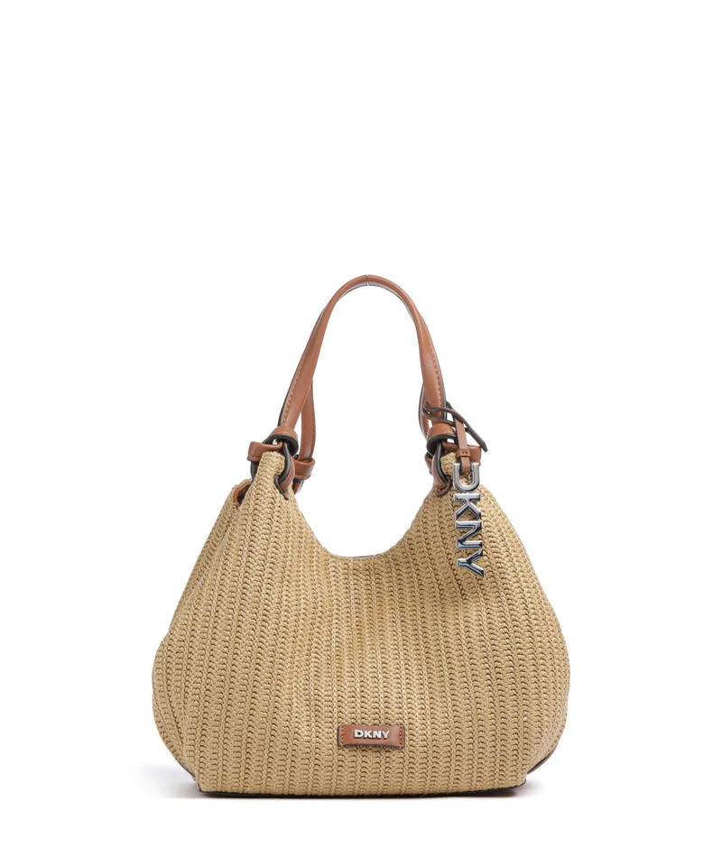 DKNY Paula Medium Bolsa shopping natural/saddle