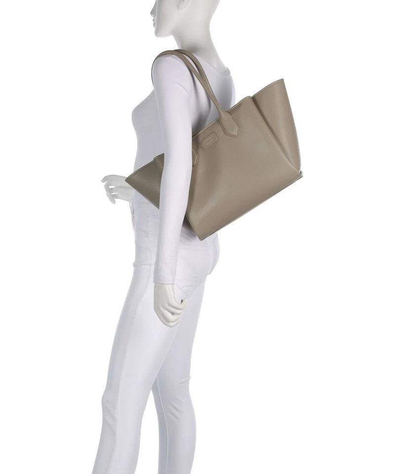 Emporio Armani Odette Bolsa shopping creta/moka