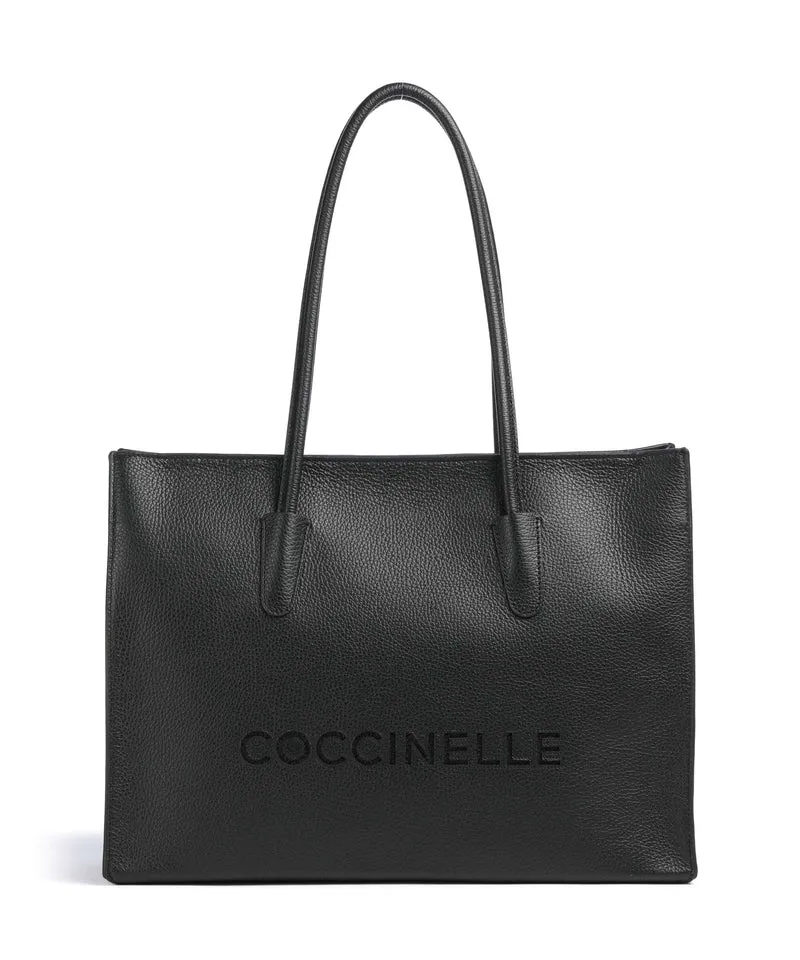 Coccinelle Myrtha Bolsa shopping noir