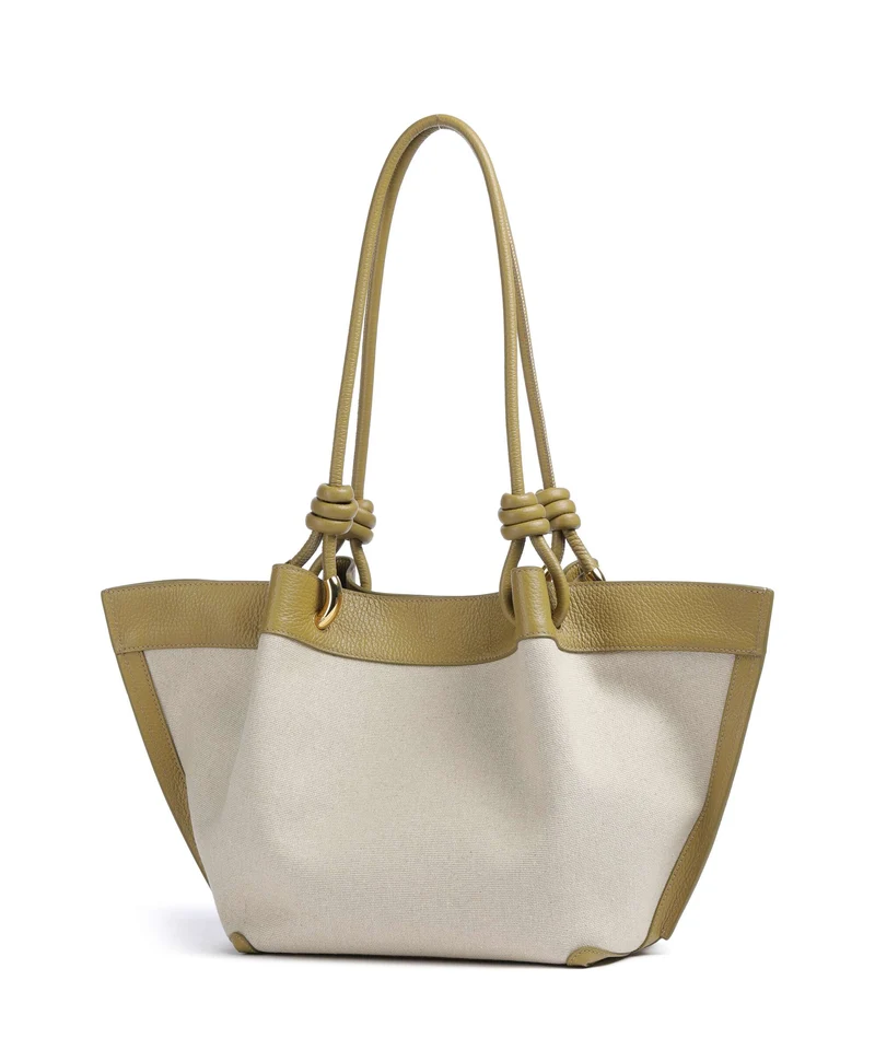 Coccinelle Finn Canvas Bolso de hobo natural/seagrass