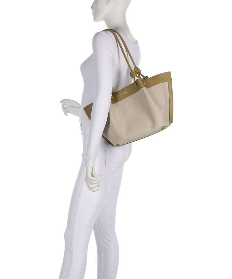 Coccinelle Finn Canvas Bolso de hobo natural/seagrass