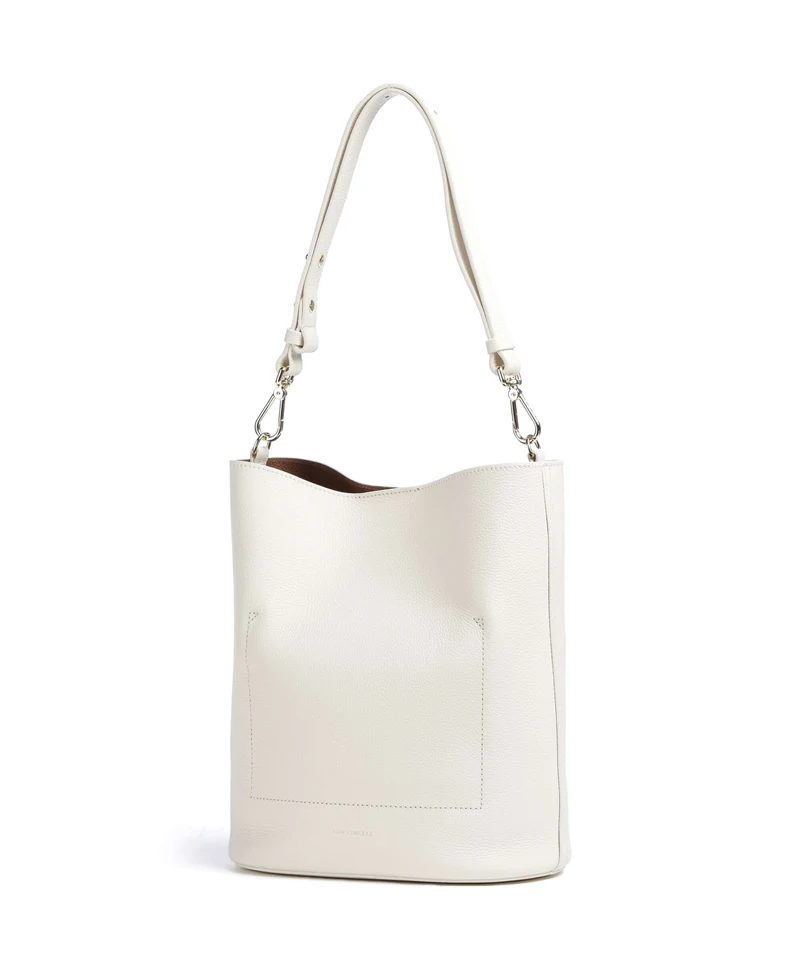 Coccinelle Nikla Bucket bolso de mano pearl/cognac