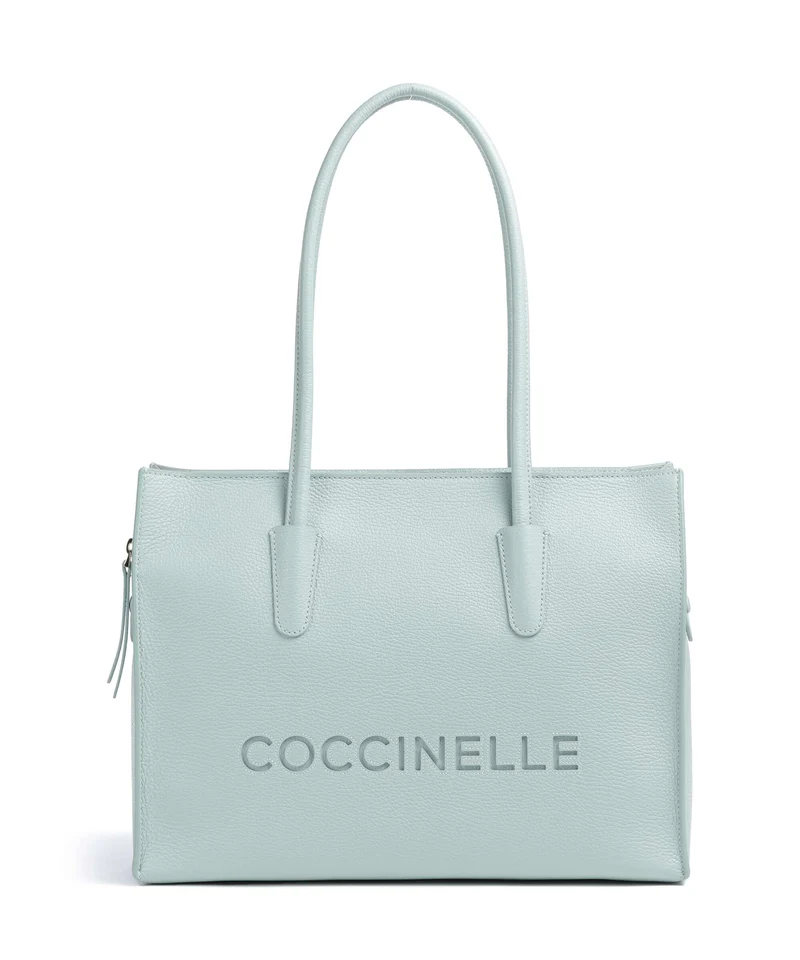 Coccinelle Myrtha Bolsa shopping aquamarine
