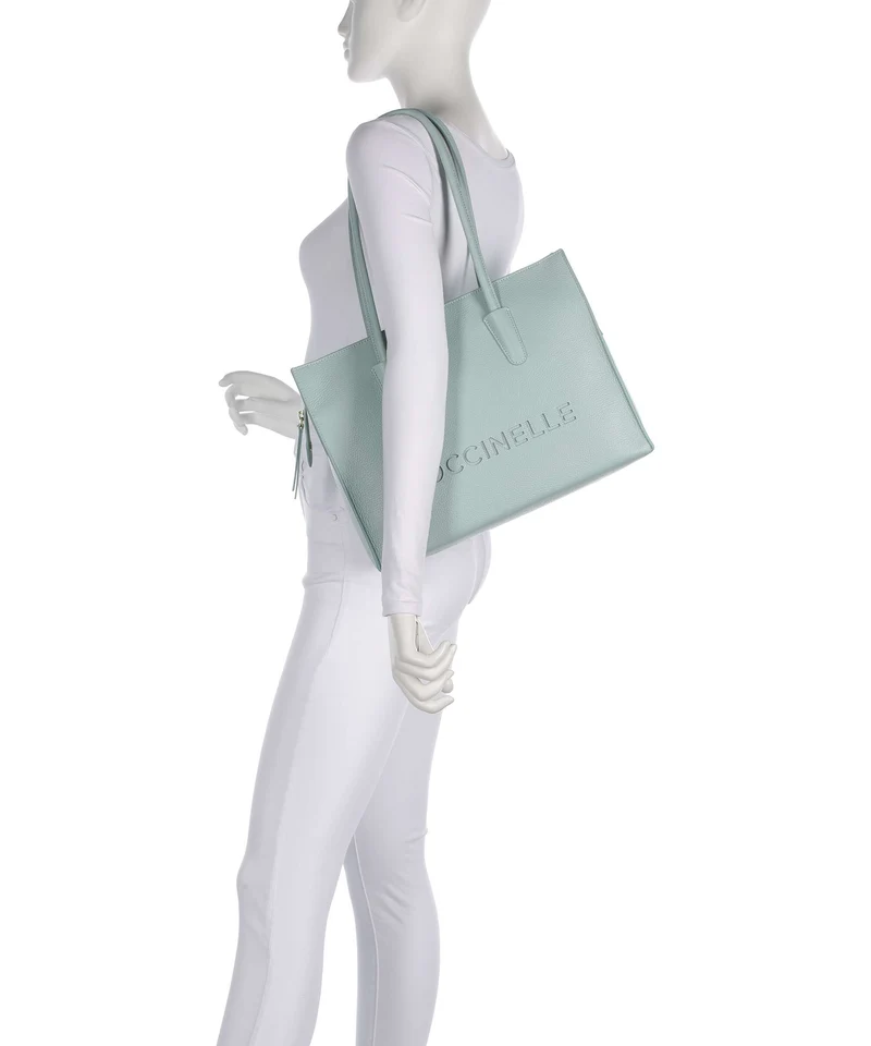 Coccinelle Myrtha Bolsa shopping aquamarine