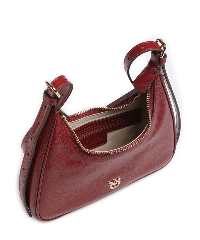 Pinko Miss Pinko Mini Bolso de hombro rosso scuro/gold mordore
