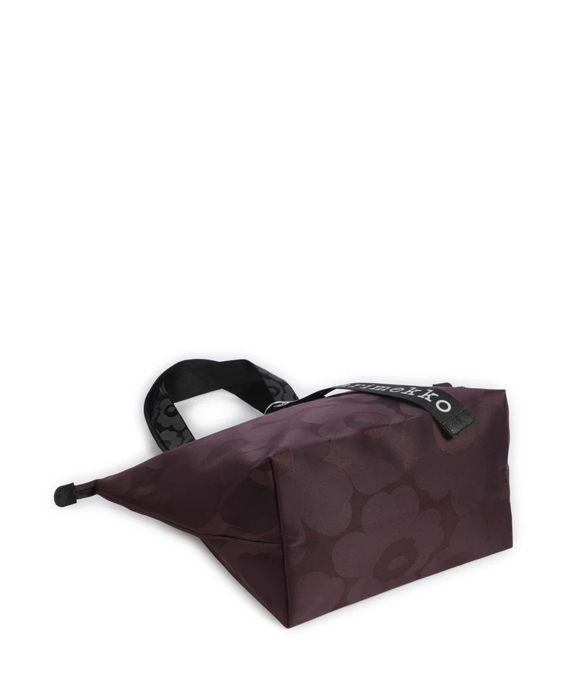 Marimekko Wear All Day M Unikko Bolsa shopping wine red/dark wine