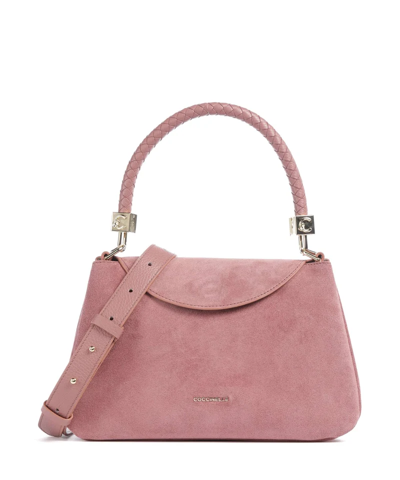 Coccinelle Tiggy Suede Bolso de hombro winter rose
