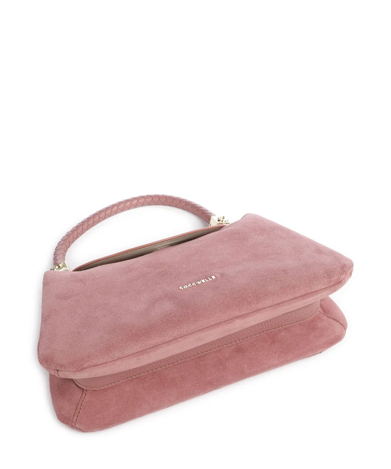 Coccinelle Tiggy Suede Bolso de hombro winter rose