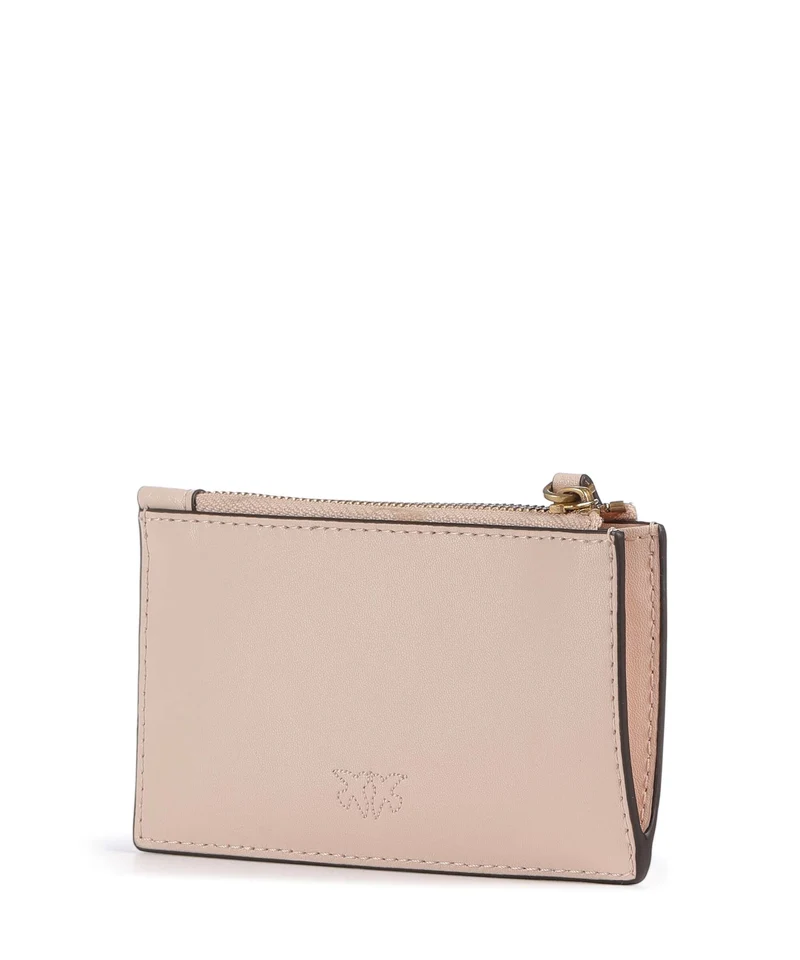 Pinko Airone Tarjetero rosa cammeo/antique gold