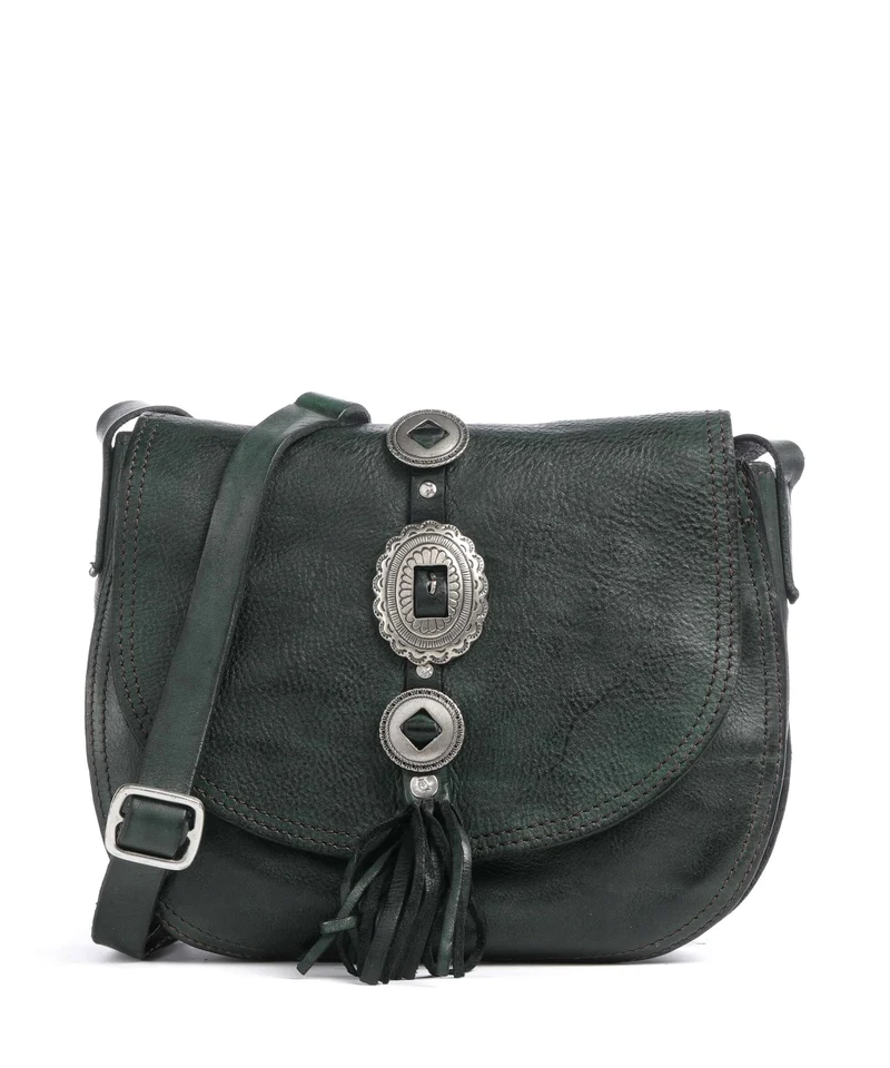 Campomaggi Bandolera green bottle