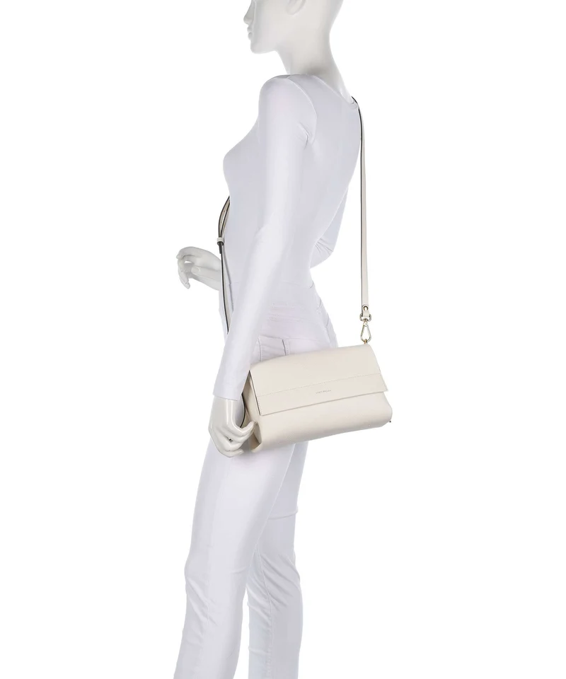 Coccinelle Boheme Grana Double Bolso de hombro pearl/cognac