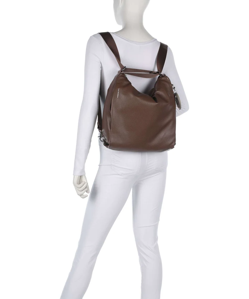 Mandarina Duck Mellow Leather Bolso mochila milk chocolate