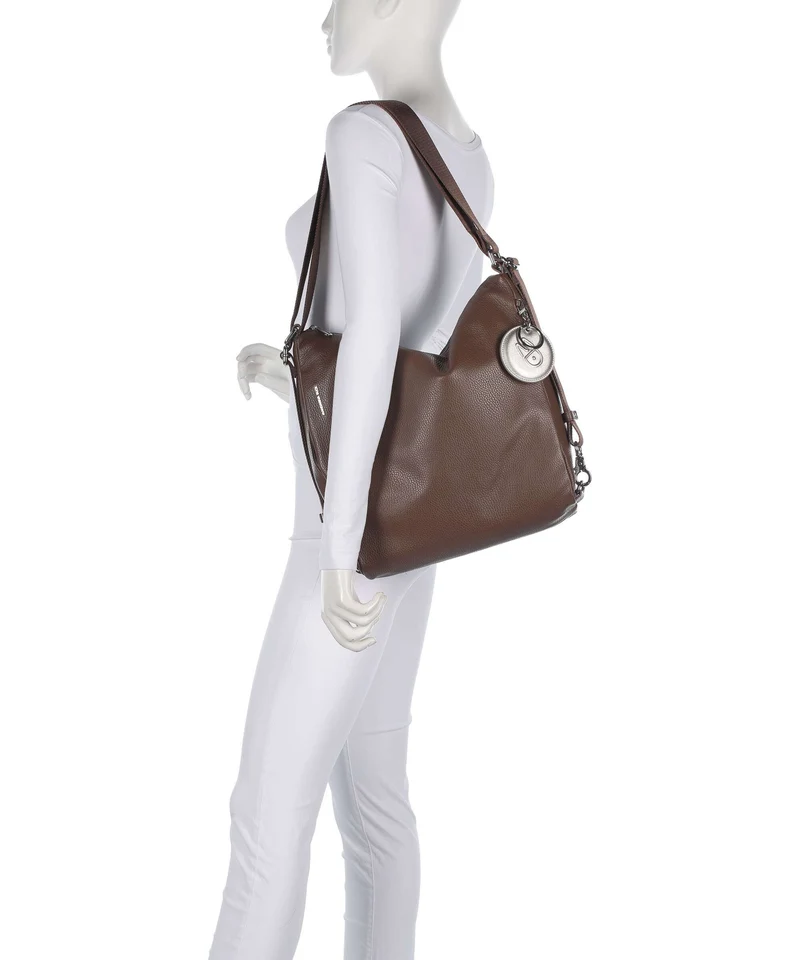 Mandarina Duck Mellow Leather Bolso mochila milk chocolate