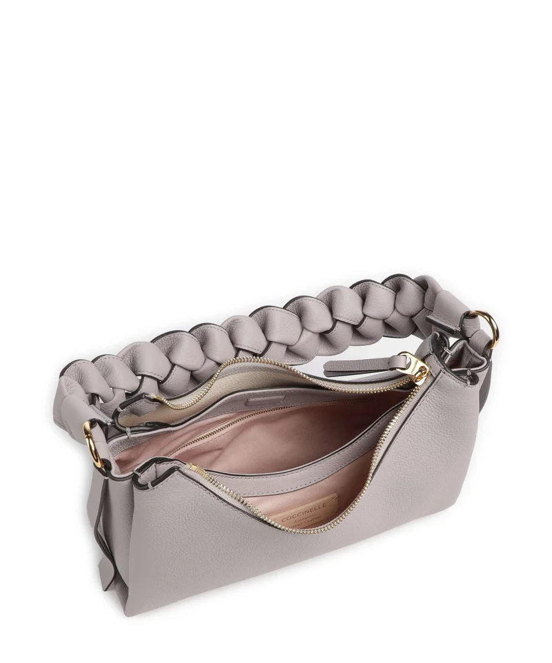 Coccinelle Boheme Grana Double Bolso de hombro oyster/pearl