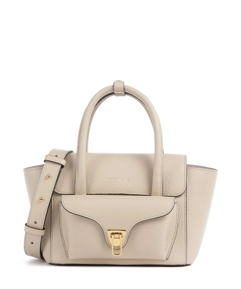 Coccinelle Beat Double Bolso de mano sandshell